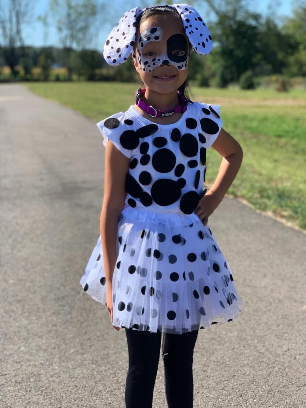 DalmatianTutuCostume Dalmatian Ears Headband Set - Black & White Spotted Dog Headband Ears & Tail Individual or Wholesale Bulk Multipack - Image 1