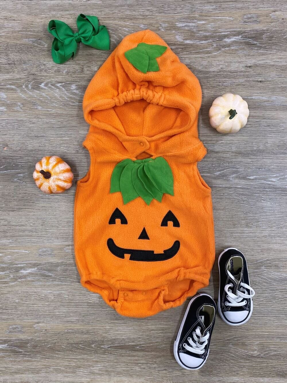 LilPumpkinHoodedBabyBuntingHalloweenCostume Lil Pumpkin Hooded Baby Bunting Halloween Costume - Image 1